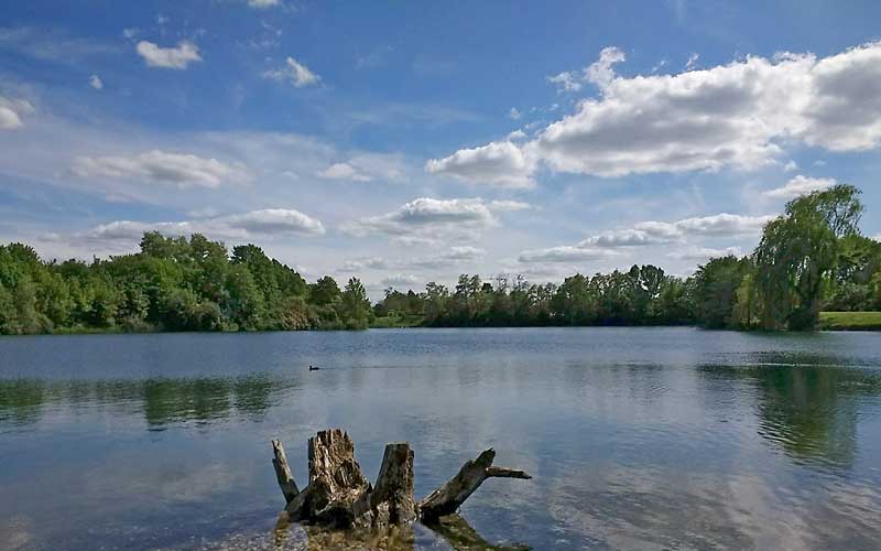 Wasser und Wolken